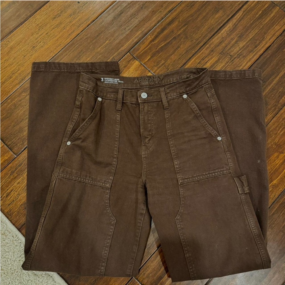 Brown cargo jeans